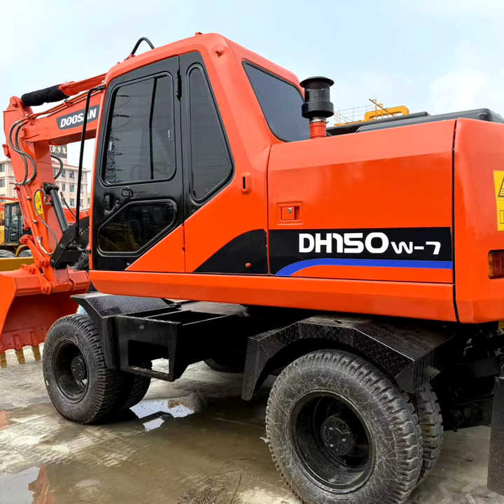 90% Brand New Doosan Brand Dh150w-7 Wheel Excavator in Stock Used Korea Brand Doosan Dh55 Dh60 Dh150 Dh210 Excavator for Sale - Kolesové rýpadlo: obrázek 1 90% Brand New Doosan Brand Dh150w-7 Wheel Excavator in Stock Used Korea Brand Doosan Dh55 Dh60 Dh150 Dh210 Excavator for Sale - Kolesové rýpadlo: obrázek 1