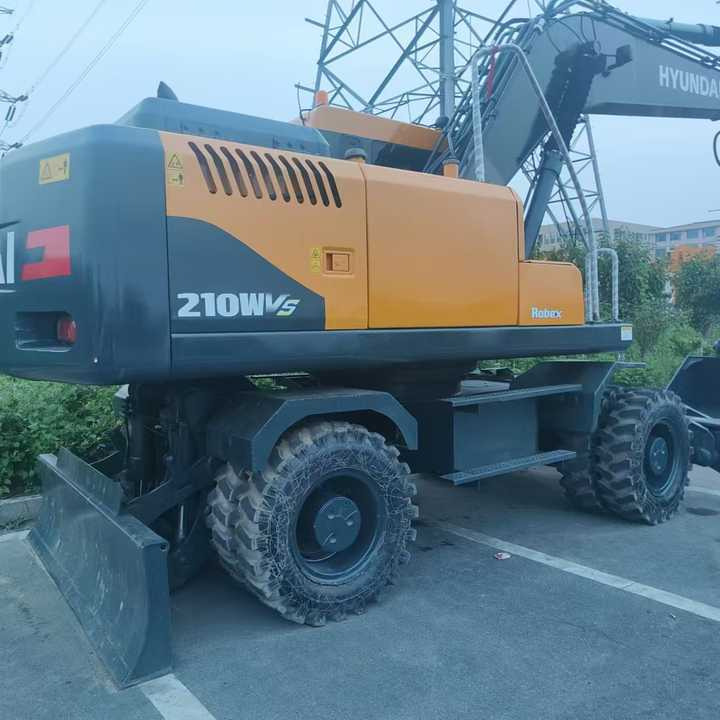 Used Hyundai 210w 20T Second Hand Korea Original Large Wheel Excavator Mining Construction Excavators Hot Sale 210w 220 225 30t - Rýpadlo: obrázek 1 Used Hyundai 210w 20T Second Hand Korea Original Large Wheel Excavator Mining Construction Excavators Hot Sale 210w 220 225 30t - Rýpadlo: obrázek 1