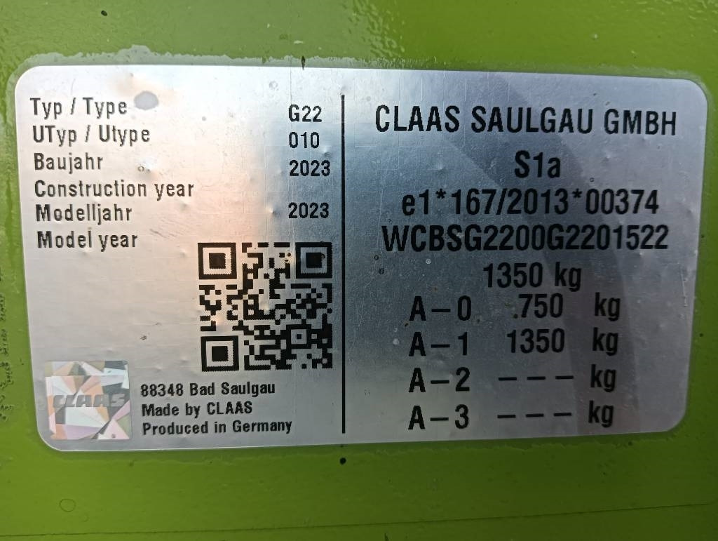 Claas LINER 2600 TREND - Obraceč/ Shrnovač: obrázek 3 Claas LINER 2600 TREND - Obraceč/ Shrnovač: obrázek 3