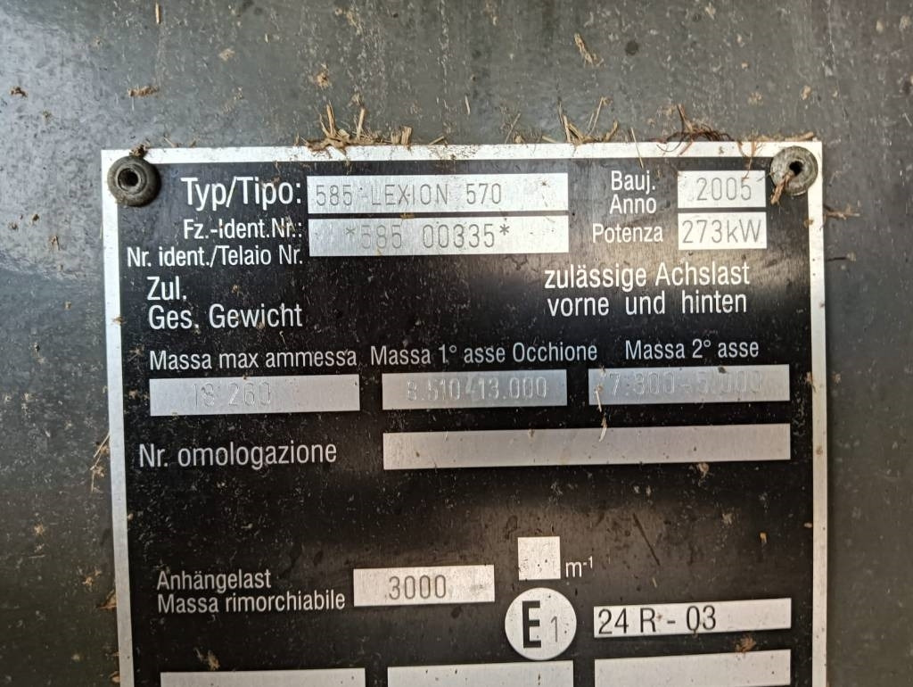 Sklízecí mlátička Claas Lexion 570: obrázek 12 Sklízecí mlátička Claas Lexion 570: obrázek 12