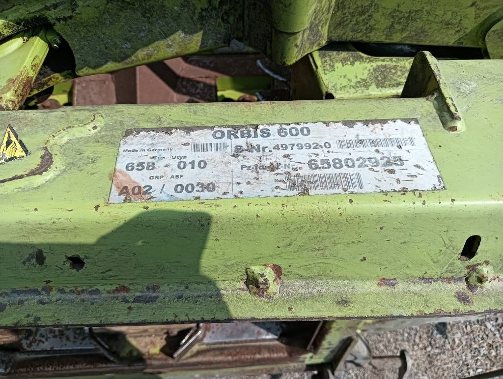 Claas Orbis 600 - Sklízecí řezačka: obrázek 5 Claas Orbis 600 - Sklízecí řezačka: obrázek 5
