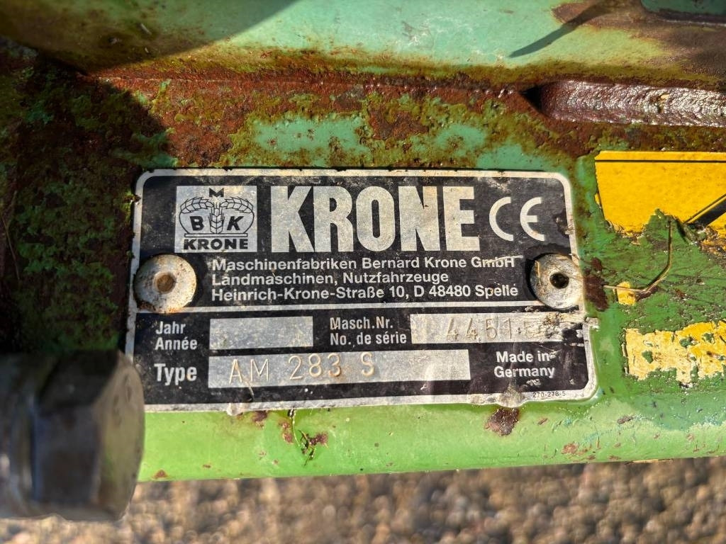 Krone AM 283 S - Žací stroj: obrázek 4 Krone AM 283 S - Žací stroj: obrázek 4
