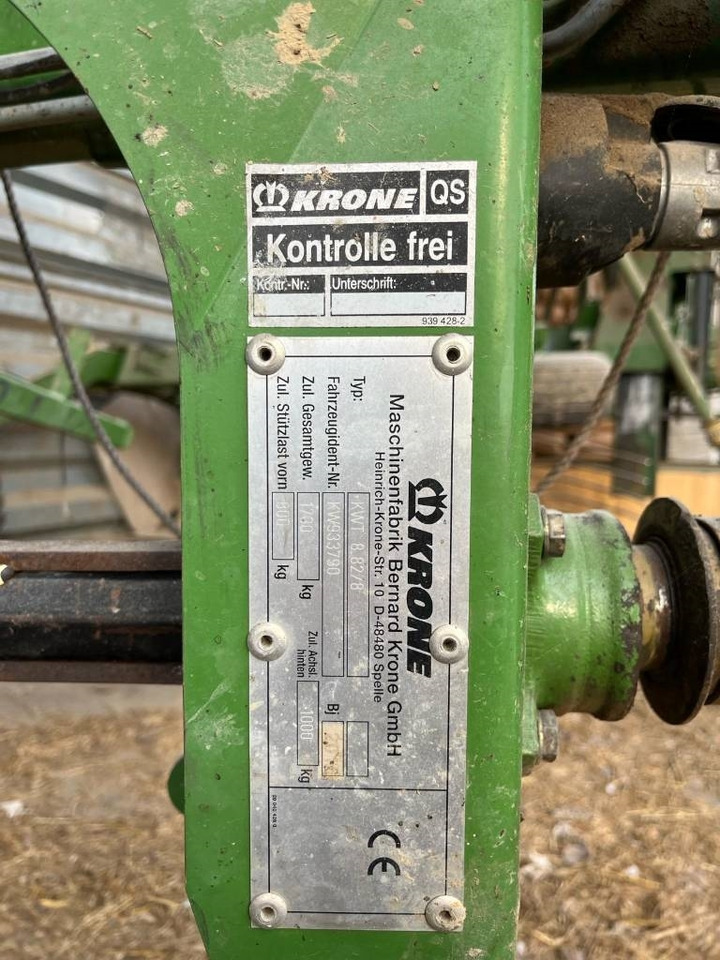 Krone KWT 882 - Obraceč/ Shrnovač: obrázek 4 Krone KWT 882 - Obraceč/ Shrnovač: obrázek 4