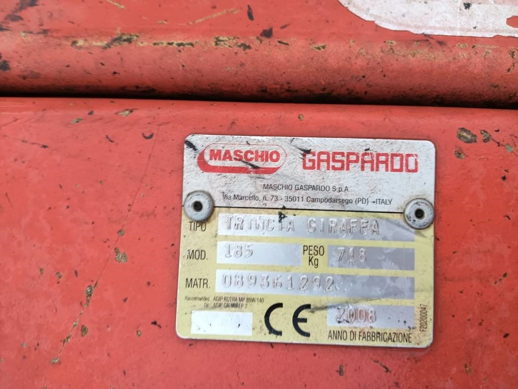 Maschio Giraffa 185 - Žací stroj: obrázek 2 Maschio Giraffa 185 - Žací stroj: obrázek 2