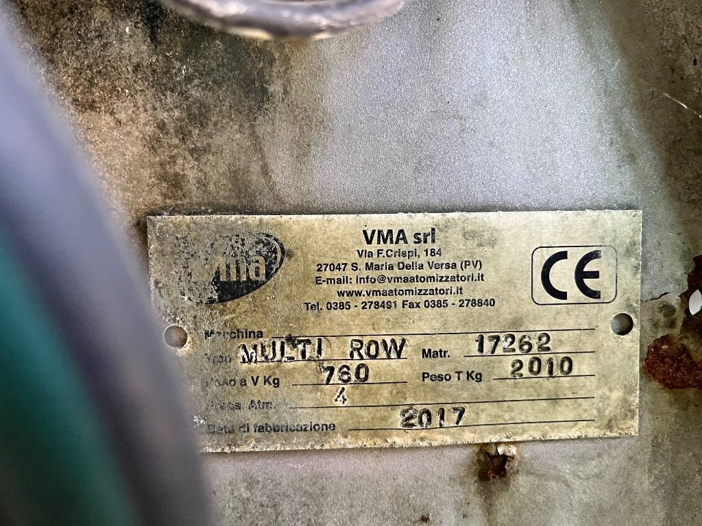 VMA MULTI ROW - Tažený postřikovač: obrázek 5 VMA MULTI ROW - Tažený postřikovač: obrázek 5