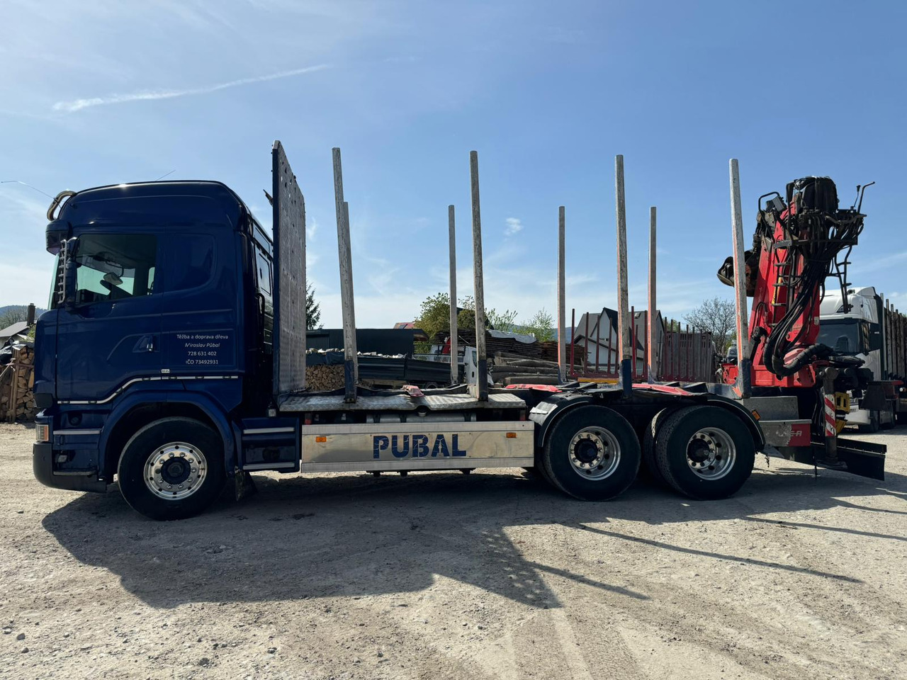 SCANIA R730 - Lesovůz, Auto s hydraulickou rukou: obrázek 2 SCANIA R730 - Lesovůz, Auto s hydraulickou rukou: obrázek 2