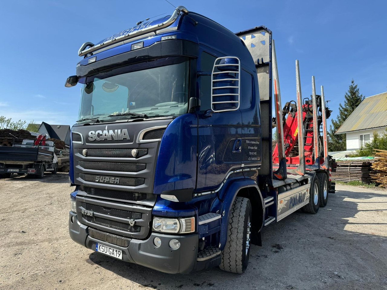 SCANIA R730 - Lesovůz, Auto s hydraulickou rukou: obrázek 4 SCANIA R730 - Lesovůz, Auto s hydraulickou rukou: obrázek 4
