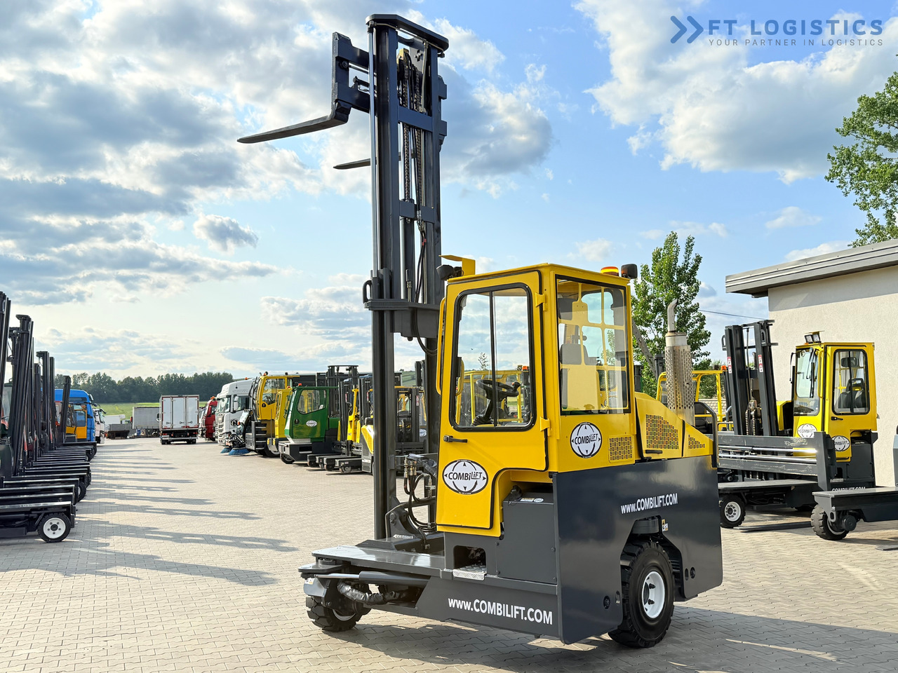 Čtyřcestný vozík COMBILIFT C4000 / DIESEL / DUPLEX - 4100MM / FORK POSITIONER / ONLY 2951 MTH / LIKE NEW: obrázek 43