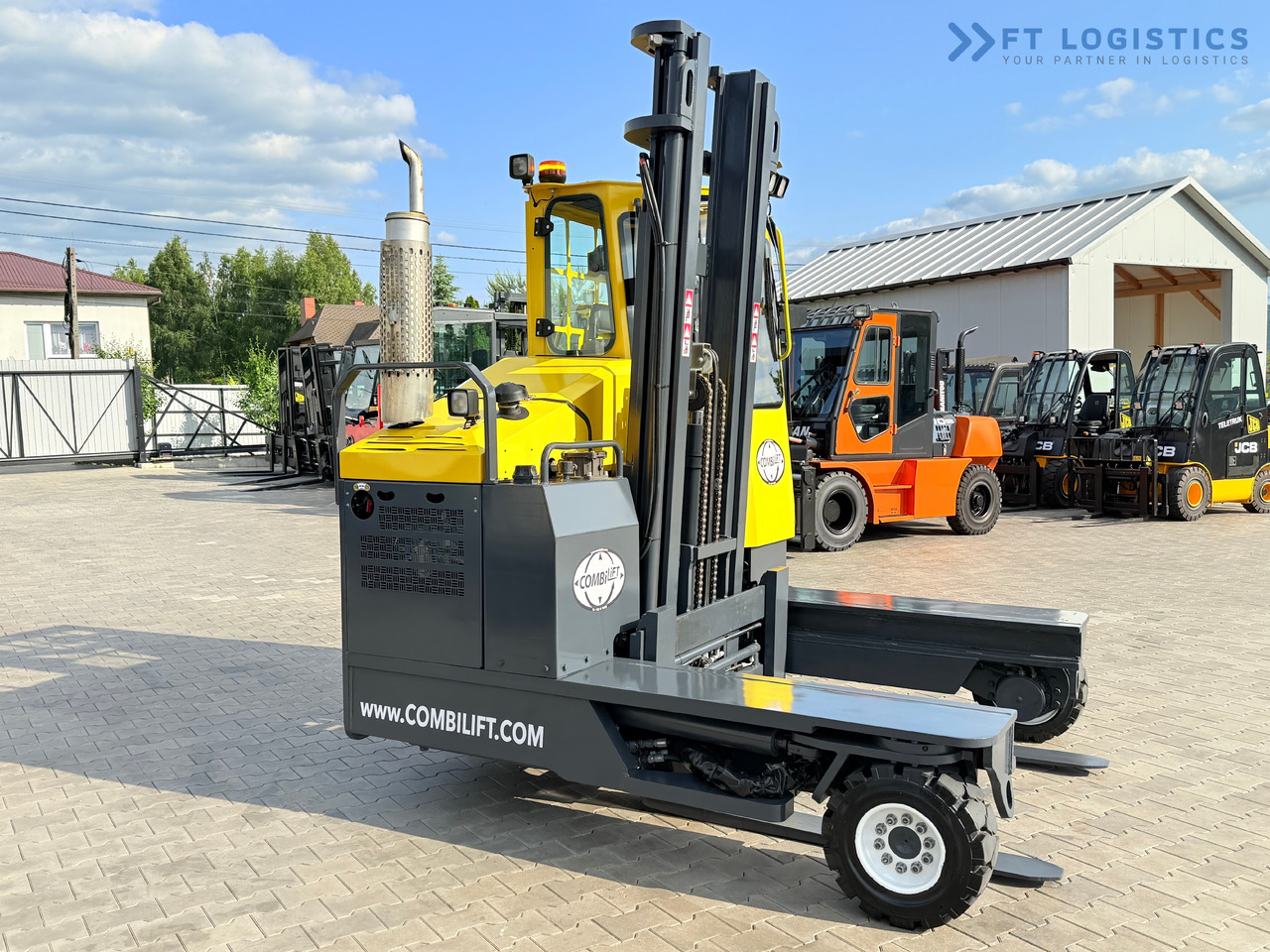 Čtyřcestný vozík COMBILIFT C4000 / DIESEL / DUPLEX - 4100MM / FORK POSITIONER / ONLY 2951 MTH / LIKE NEW: obrázek 6