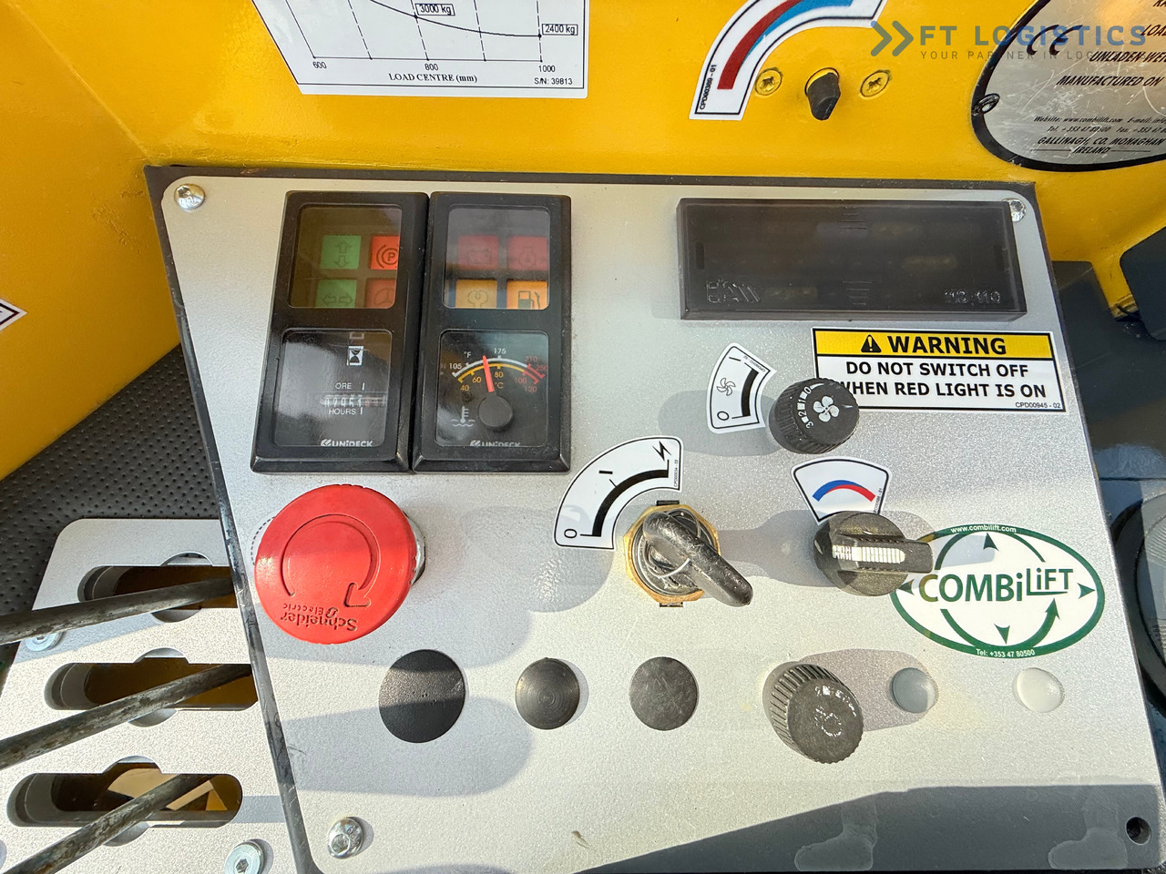 Čtyřcestný vozík COMBILIFT C4000 / DIESEL / DUPLEX - 4100MM / FORK POSITIONER / ONLY 2951 MTH / LIKE NEW: obrázek 22