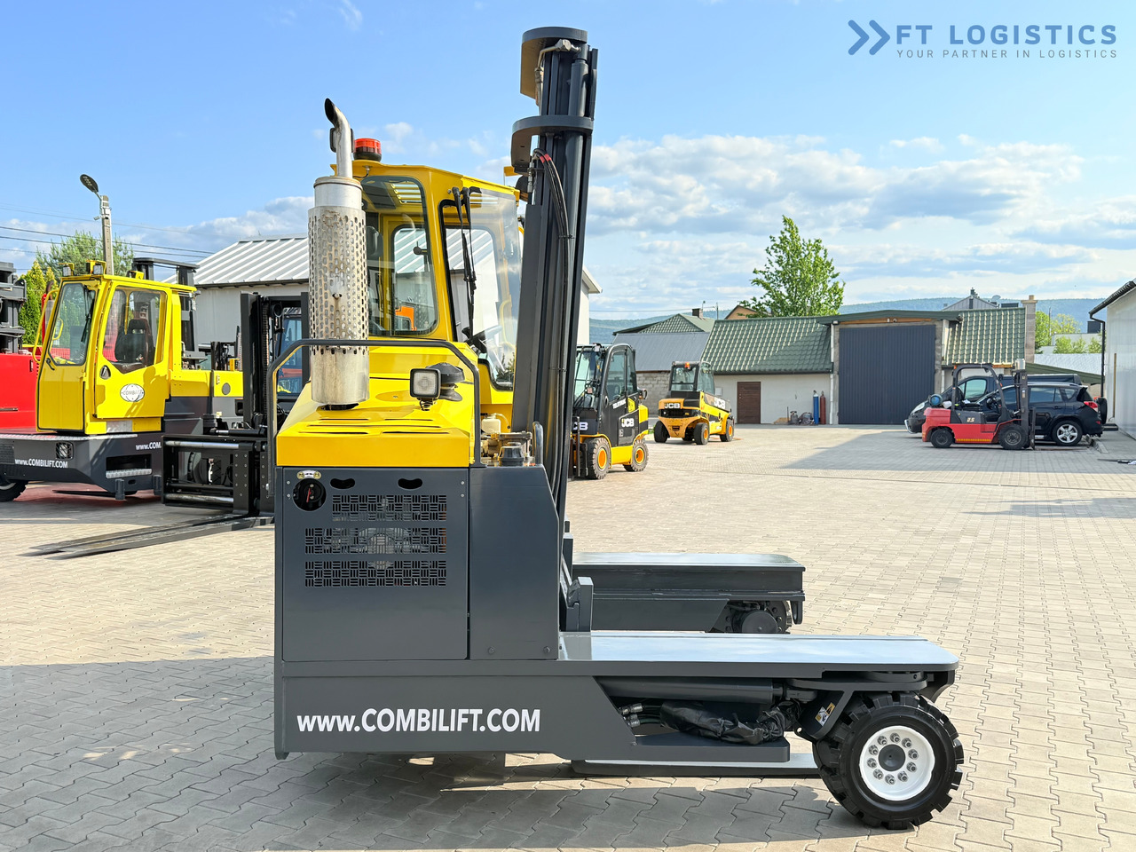 Čtyřcestný vozík COMBILIFT C4000 / DIESEL / DUPLEX - 4100MM / FORK POSITIONER / ONLY 2951 MTH / LIKE NEW: obrázek 7