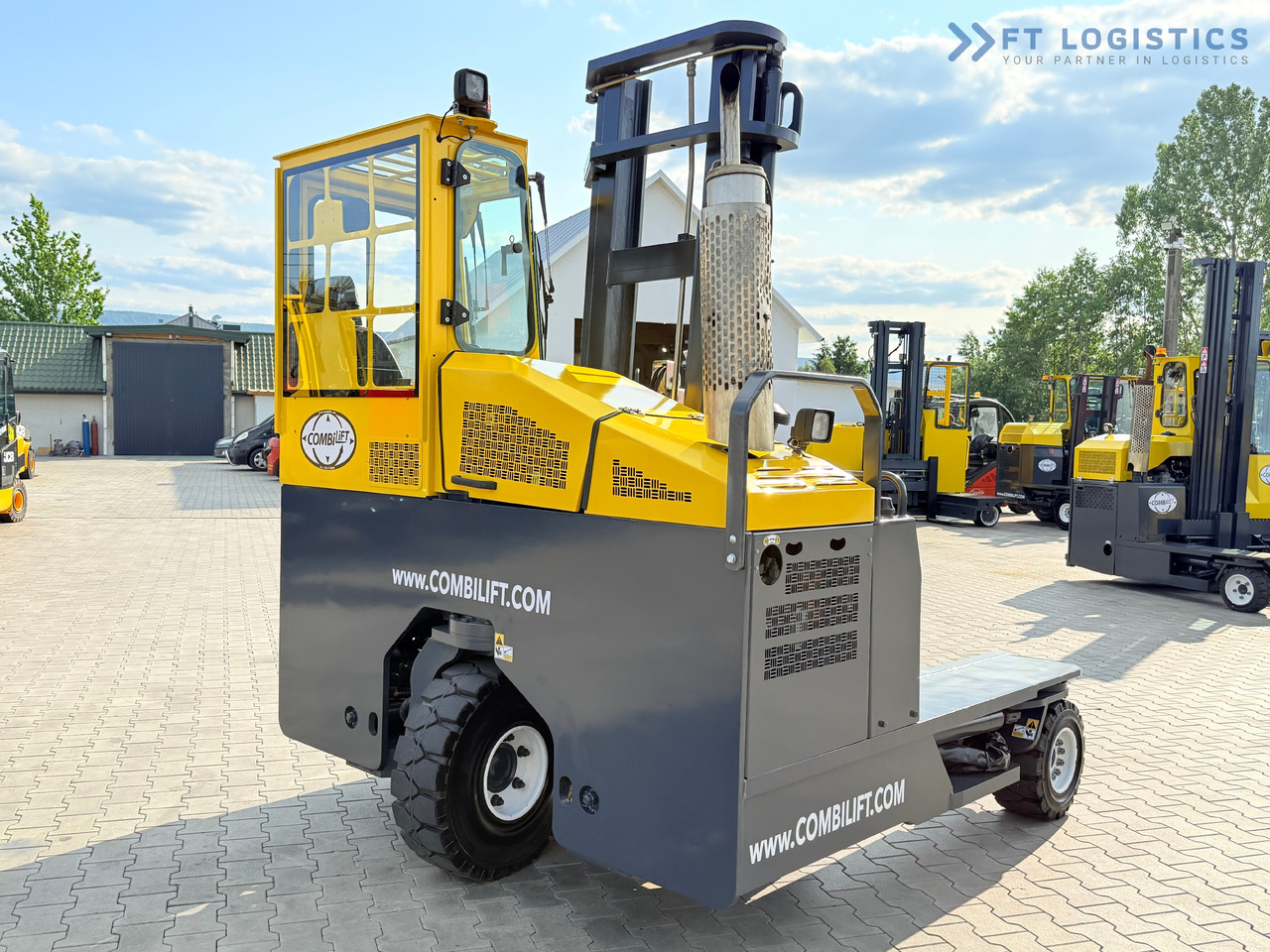 Čtyřcestný vozík COMBILIFT C4000 / DIESEL / DUPLEX - 4100MM / FORK POSITIONER / ONLY 2951 MTH / LIKE NEW: obrázek 8