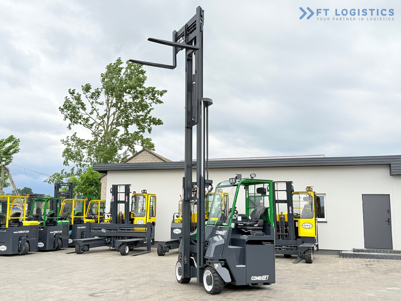 Nový Čtyřcestný vozík COMBILIFT Combilift CBE4000 / TRIPLEX 5200MM / ELECTRIC / FREE LIFT / FORK POSITIONER / SIDESHIFT / LIKE NEW: obrázek 28