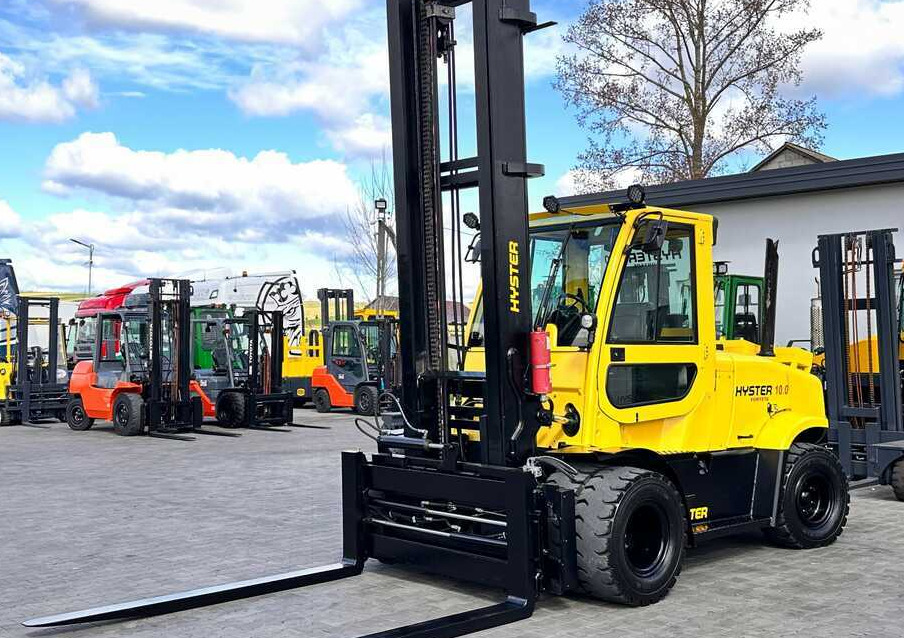 Hyster HYSTER H10.0 FT9 / FORKS 2200MM / POSITIONER / SIDE SHIFT / VALID UDT / 5500MM - Dieselový vysokozdvižný vozík: obrázek 3 Hyster HYSTER H10.0 FT9 / FORKS 2200MM / POSITIONER / SIDE SHIFT / VALID UDT / 5500MM - Dieselový vysokozdvižný vozík: obrázek 3