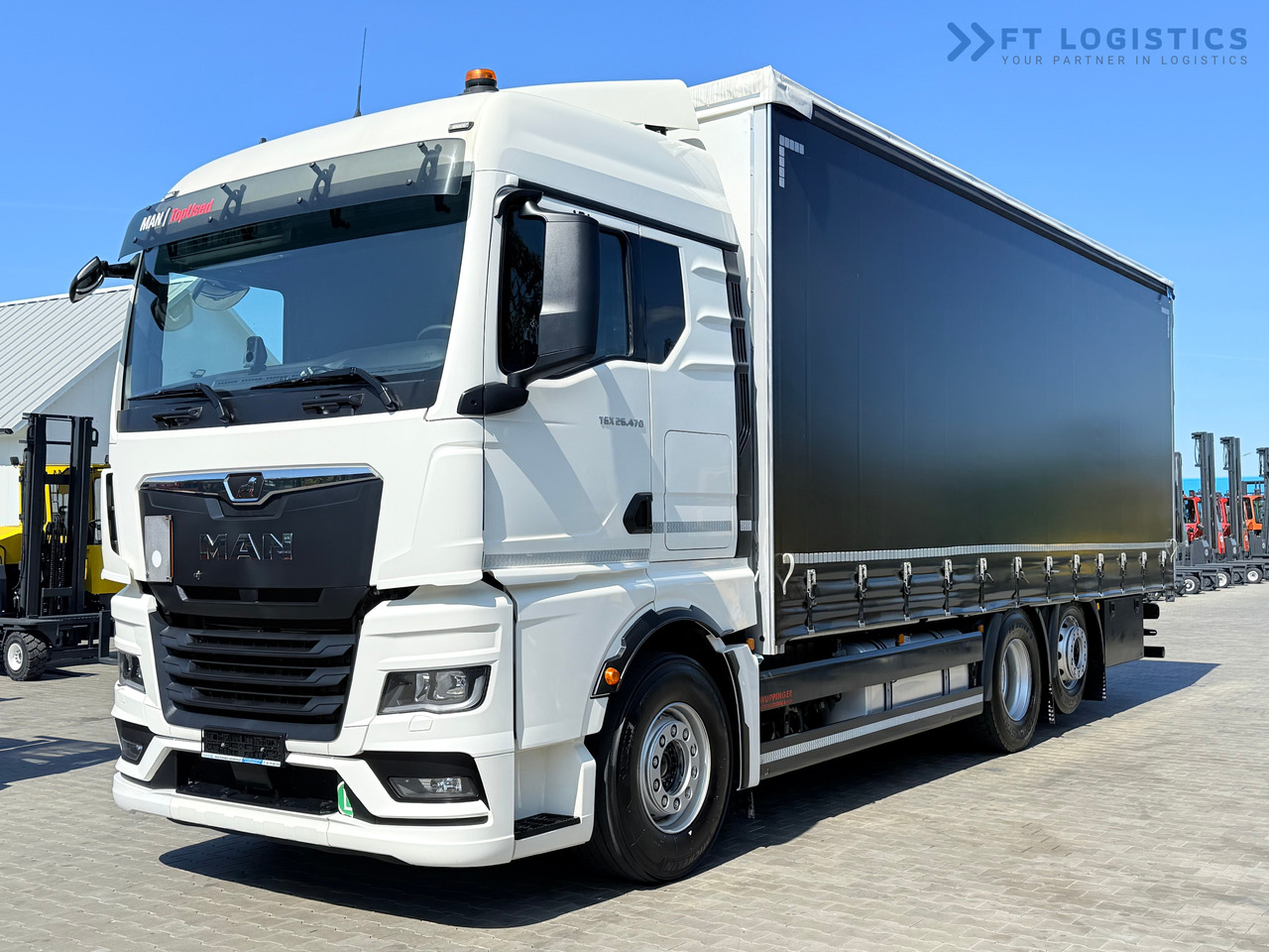 MAN TGX 26.470 / 19 Pallets / Steering Axle / 15 Ton Payload / Retarder / Excellent Condition - Plachtový nákladní auto: obrázek 2 MAN TGX 26.470 / 19 Pallets / Steering Axle / 15 Ton Payload / Retarder / Excellent Condition - Plachtový nákladní auto: obrázek 2
