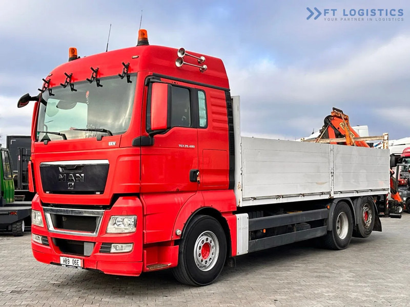 MAN TGX 26.480 Ciężarówka burtowa MAN TGX 26.480 6X2 / PALFINGER PK9002-EH B Crane / 80% Michelin - Auto s hydraulickou rukou: obrázek 4 MAN TGX 26.480 Ciężarówka burtowa MAN TGX 26.480 6X2 / PALFINGER PK9002-EH B Crane / 80% Michelin - Auto s hydraulickou rukou: obrázek 4