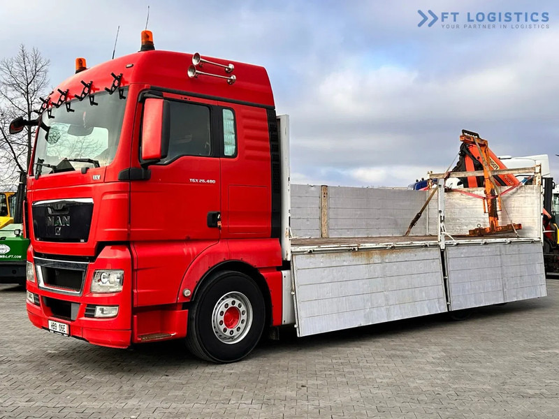MAN TGX 26.480 Ciężarówka burtowa MAN TGX 26.480 6X2 / PALFINGER PK9002-EH B Crane / 80% Michelin - Auto s hydraulickou rukou: obrázek 2 MAN TGX 26.480 Ciężarówka burtowa MAN TGX 26.480 6X2 / PALFINGER PK9002-EH B Crane / 80% Michelin - Auto s hydraulickou rukou: obrázek 2