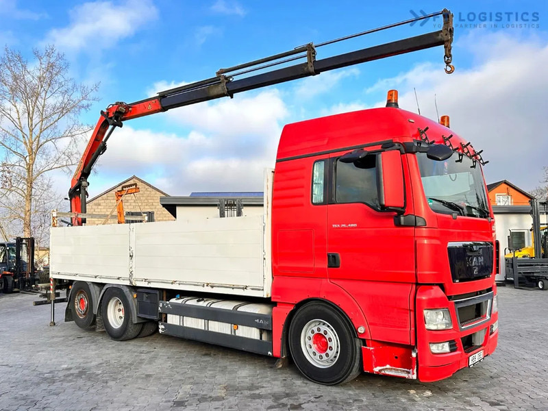 MAN TGX 26.480 Ciężarówka burtowa MAN TGX 26.480 6X2 / PALFINGER PK9002-EH B Crane / 80% Michelin Tire Dodać do ulubionych - Auto s hydraulickou rukou: obrázek 5 MAN TGX 26.480 Ciężarówka burtowa MAN TGX 26.480 6X2 / PALFINGER PK9002-EH B Crane / 80% Michelin Tire Dodać do ulubionych - Auto s hydraulickou rukou: obrázek 5