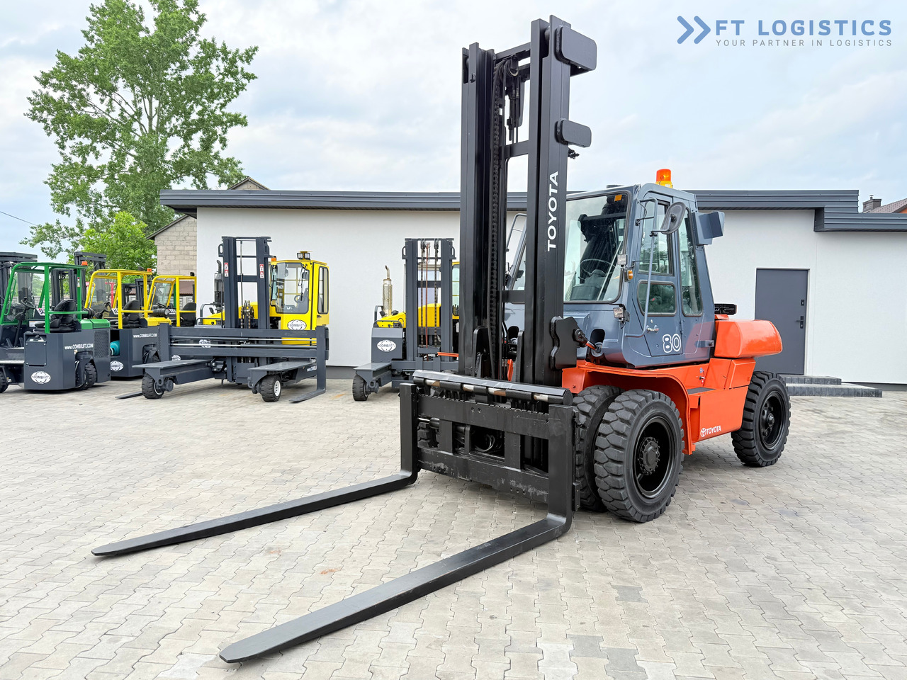 TOYOTA 60-5FD80 / DIESEL / DUPLEX - 4500MM / NEW TYRES / HEATED CABIN / 8 TON / UDT / EXCELLENT CONDITION - Dieselový vysokozdvižný vozík: obrázek 2 TOYOTA 60-5FD80 / DIESEL / DUPLEX - 4500MM / NEW TYRES / HEATED CABIN / 8 TON / UDT / EXCELLENT CONDITION - Dieselový vysokozdvižný vozík: obrázek 2