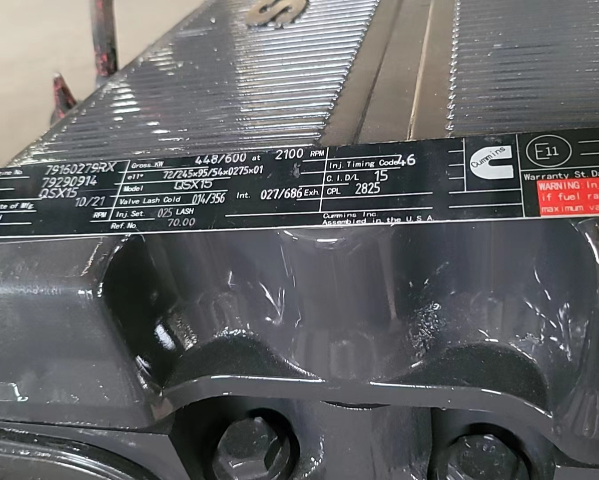 CUMMINS QSX15 - Motor pro Rýpadlo: obrázek 2 CUMMINS QSX15 - Motor pro Rýpadlo: obrázek 2