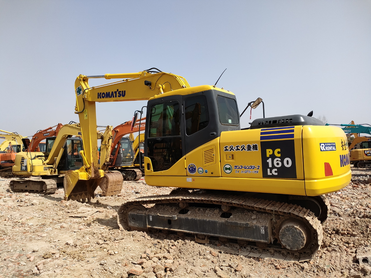 KOMATSU PC160-7 - Pásové rýpadlo: obrázek 1 KOMATSU PC160-7 - Pásové rýpadlo: obrázek 1