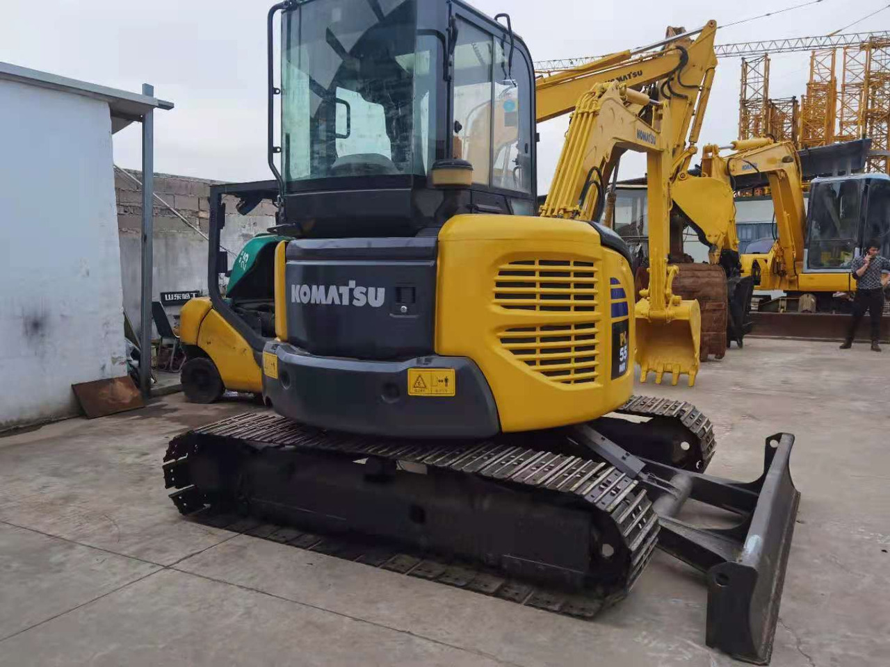 KOMATSU PC55 - Pásové rýpadlo: obrázek 1 KOMATSU PC55 - Pásové rýpadlo: obrázek 1