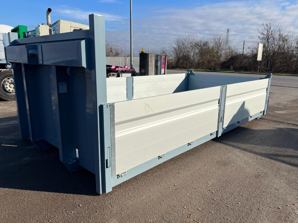 CONTAINER SCARRABILE NUOVO A PIANALE CON SPONDE - Hákový kontejner: obrázek 1 CONTAINER SCARRABILE NUOVO A PIANALE CON SPONDE - Hákový kontejner: obrázek 1