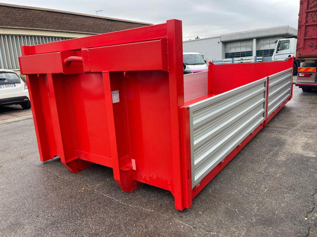 CONTAINER SCARRABILE NUOVO A PIANALE CON SPONDE - Hákový kontejner: obrázek 1 CONTAINER SCARRABILE NUOVO A PIANALE CON SPONDE - Hákový kontejner: obrázek 1