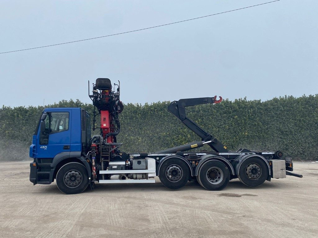 IVECO STRALIS 260.450 SCARRABILE CON GRU - Hákový nosič kontejnerů: obrázek 3 IVECO STRALIS 260.450 SCARRABILE CON GRU - Hákový nosič kontejnerů: obrázek 3