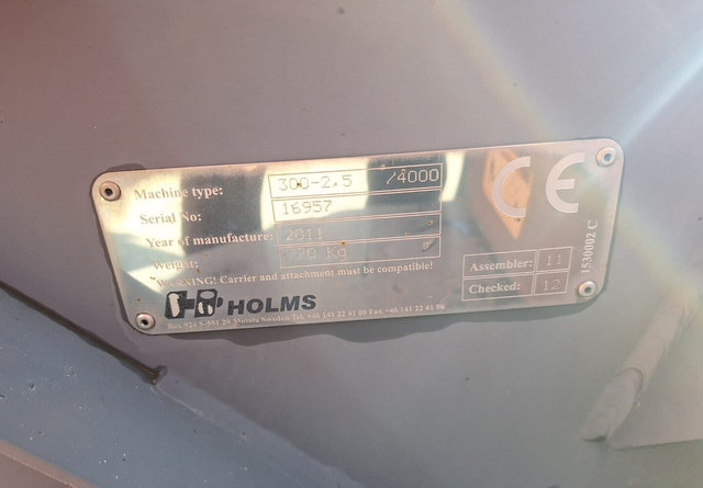 Holms 300/ 2,5m - Zametač pro Stavební technika: obrázek 4 Holms 300/ 2,5m - Zametač pro Stavební technika: obrázek 4