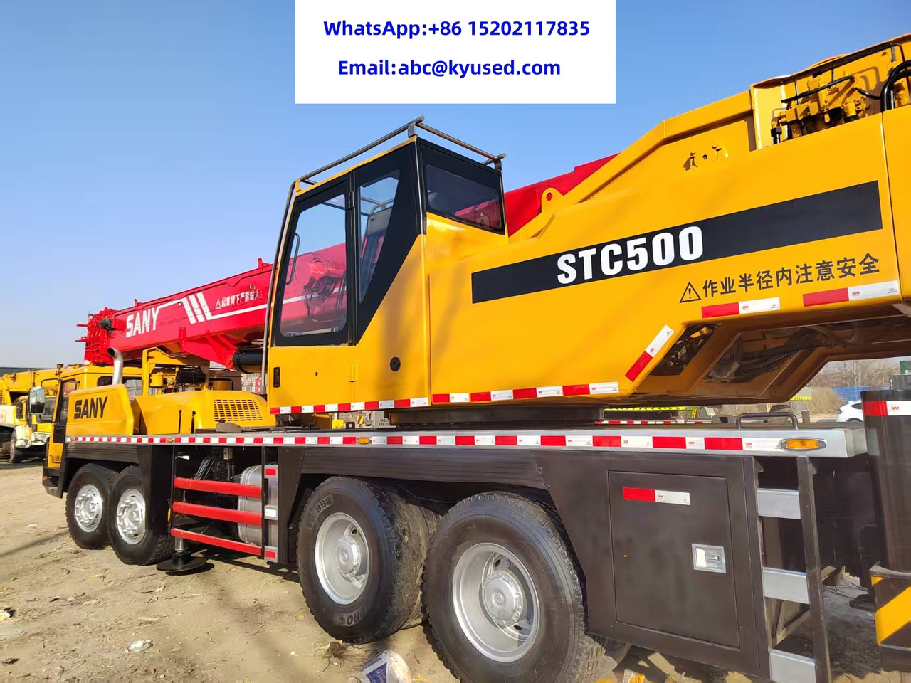 SANY STC500 STC750 STC800 STC1000 STC250 25TON 50TON 75TON 80TON 100TON - Autojeřáb: obrázek 3 SANY STC500 STC750 STC800 STC1000 STC250 25TON 50TON 75TON 80TON 100TON - Autojeřáb: obrázek 3