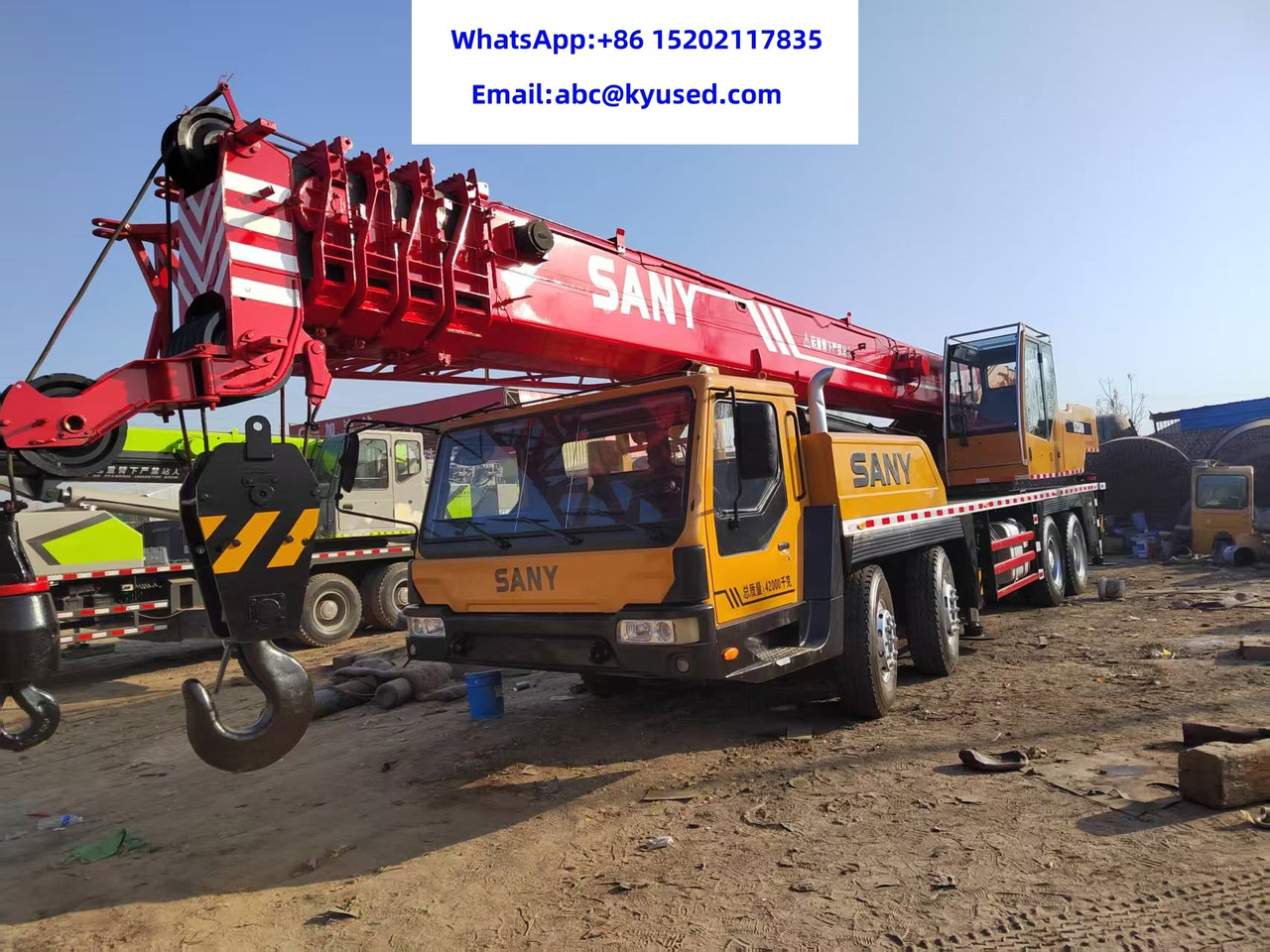 SANY STC500 STC750 STC800 STC1000 STC250 25TON 50TON 75TON 80TON 100TON - Autojeřáb: obrázek 1 SANY STC500 STC750 STC800 STC1000 STC250 25TON 50TON 75TON 80TON 100TON - Autojeřáb: obrázek 1