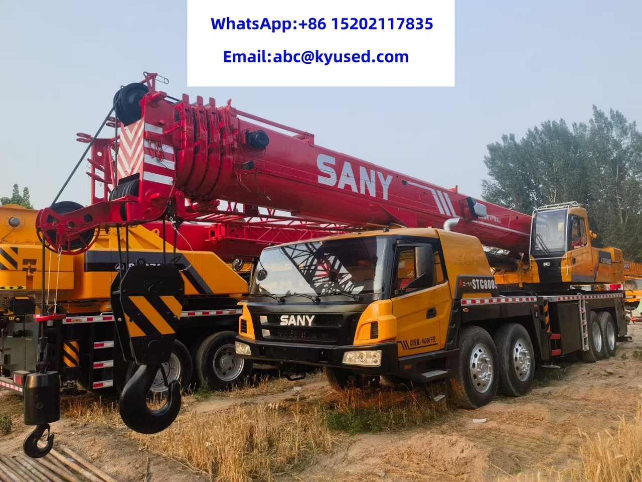 SANY STC800 STC750S STC500S STC1000 STC1600 STC1800 80 TON TRUCK CRANE - Autojeřáb: obrázek 1 SANY STC800 STC750S STC500S STC1000 STC1600 STC1800 80 TON TRUCK CRANE - Autojeřáb: obrázek 1