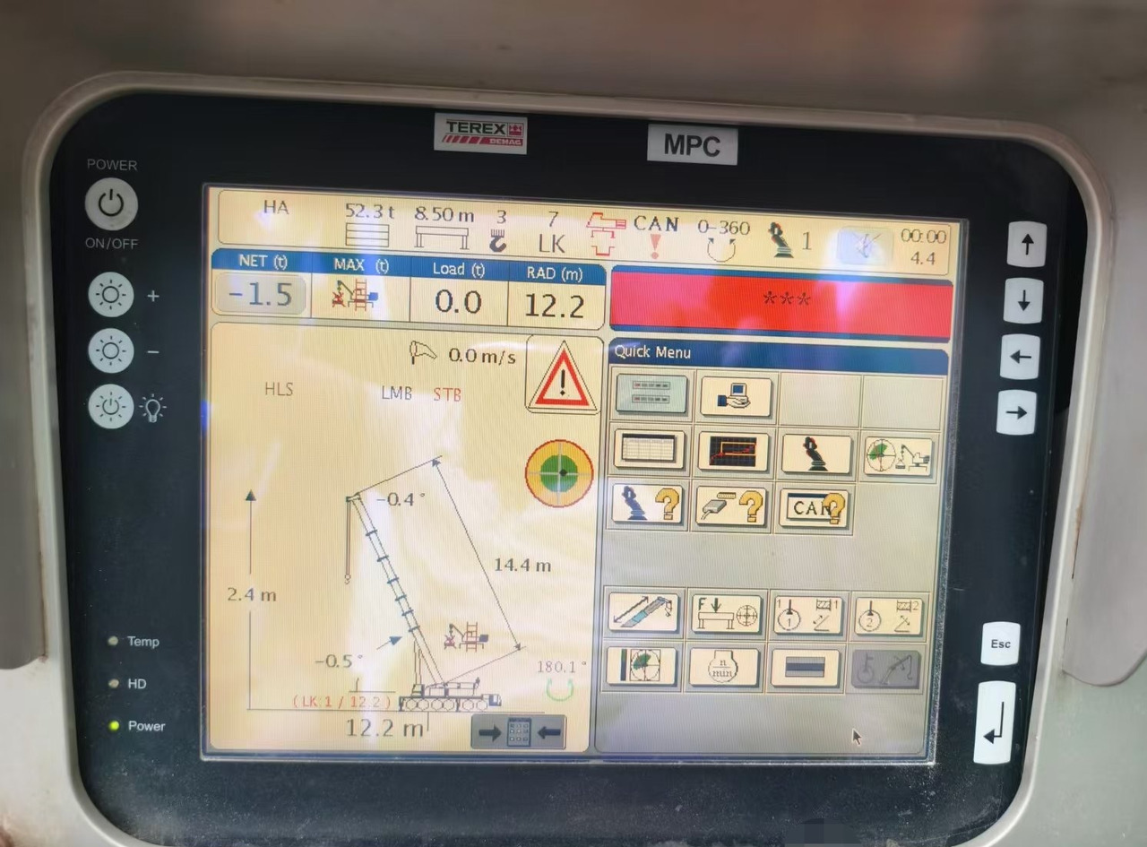 Autojeřáb TEREX AC300 AC250 300 ton terex truck crane: obrázek 9