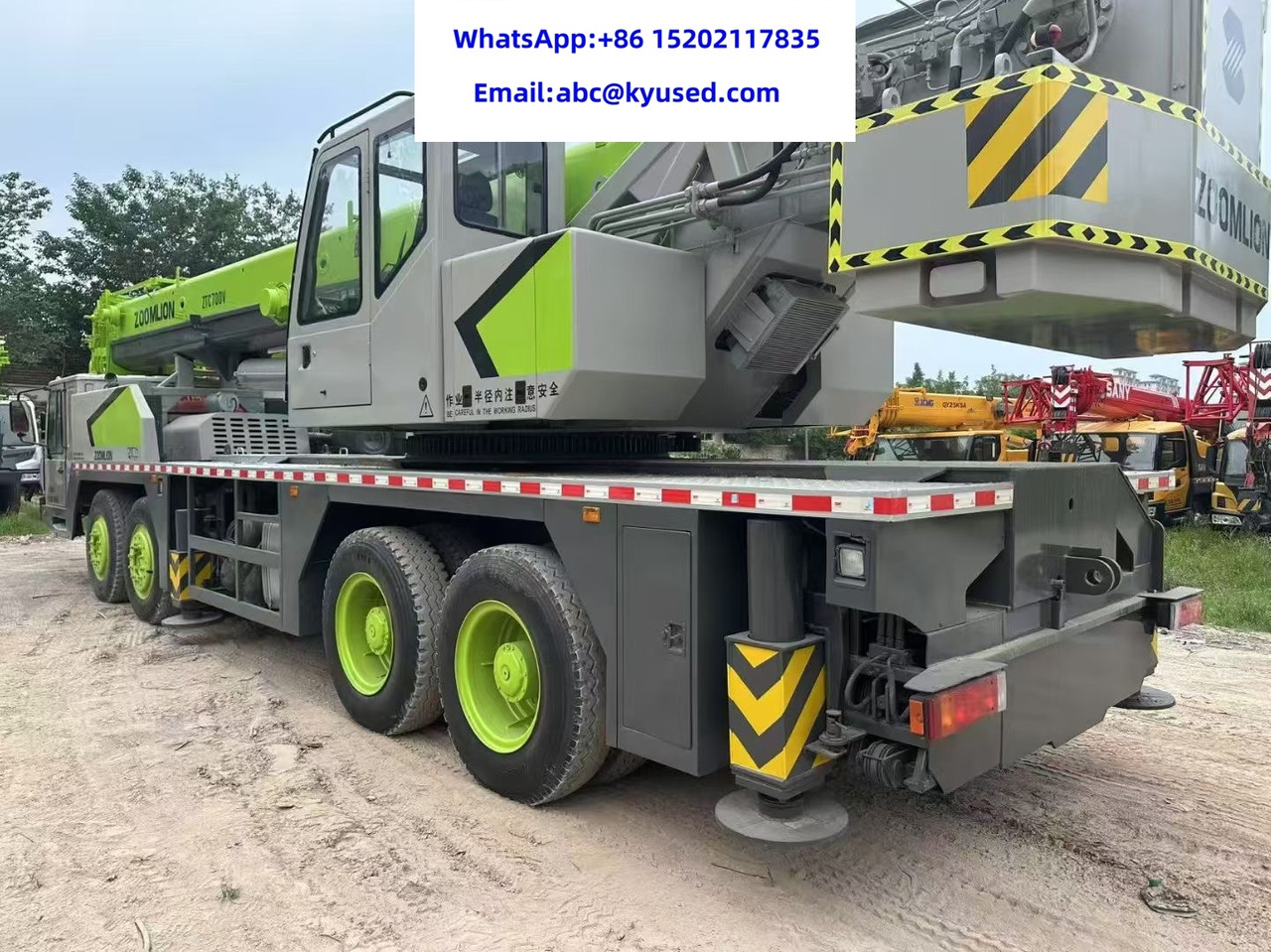 ZOOMLION QY70V ZTC700V QY80V ZTC800V 70TON 80TON CRANE - Autojeřáb: obrázek 3 ZOOMLION QY70V ZTC700V QY80V ZTC800V 70TON 80TON CRANE - Autojeřáb: obrázek 3