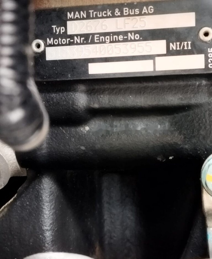 MAN D2676 LF25 MAN TGA, TGS, TGX - Motor pro Nákladní auto: obrázek 2 MAN D2676 LF25 MAN TGA, TGS, TGX - Motor pro Nákladní auto: obrázek 2