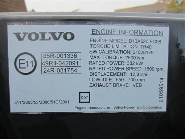 Volvo D13A 520 HP VEB E5 Volvo FH 13 - Motor pro Nákladní auto: obrázek 3 Volvo D13A 520 HP VEB E5 Volvo FH 13 - Motor pro Nákladní auto: obrázek 3