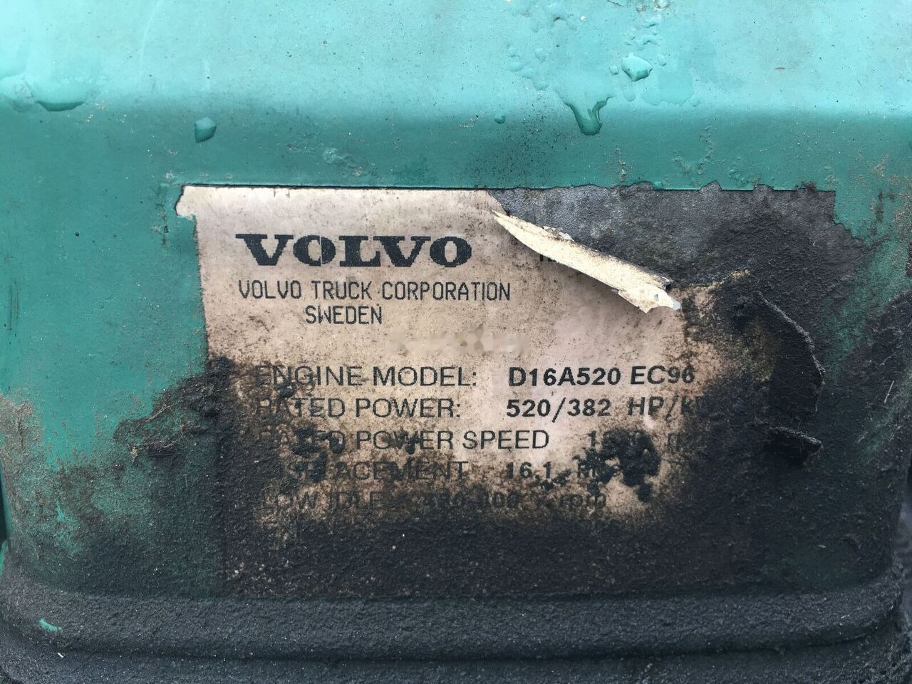 Volvo D16A520 truck - Motor pro Nákladní auto: obrázek 3 Volvo D16A520 truck - Motor pro Nákladní auto: obrázek 3