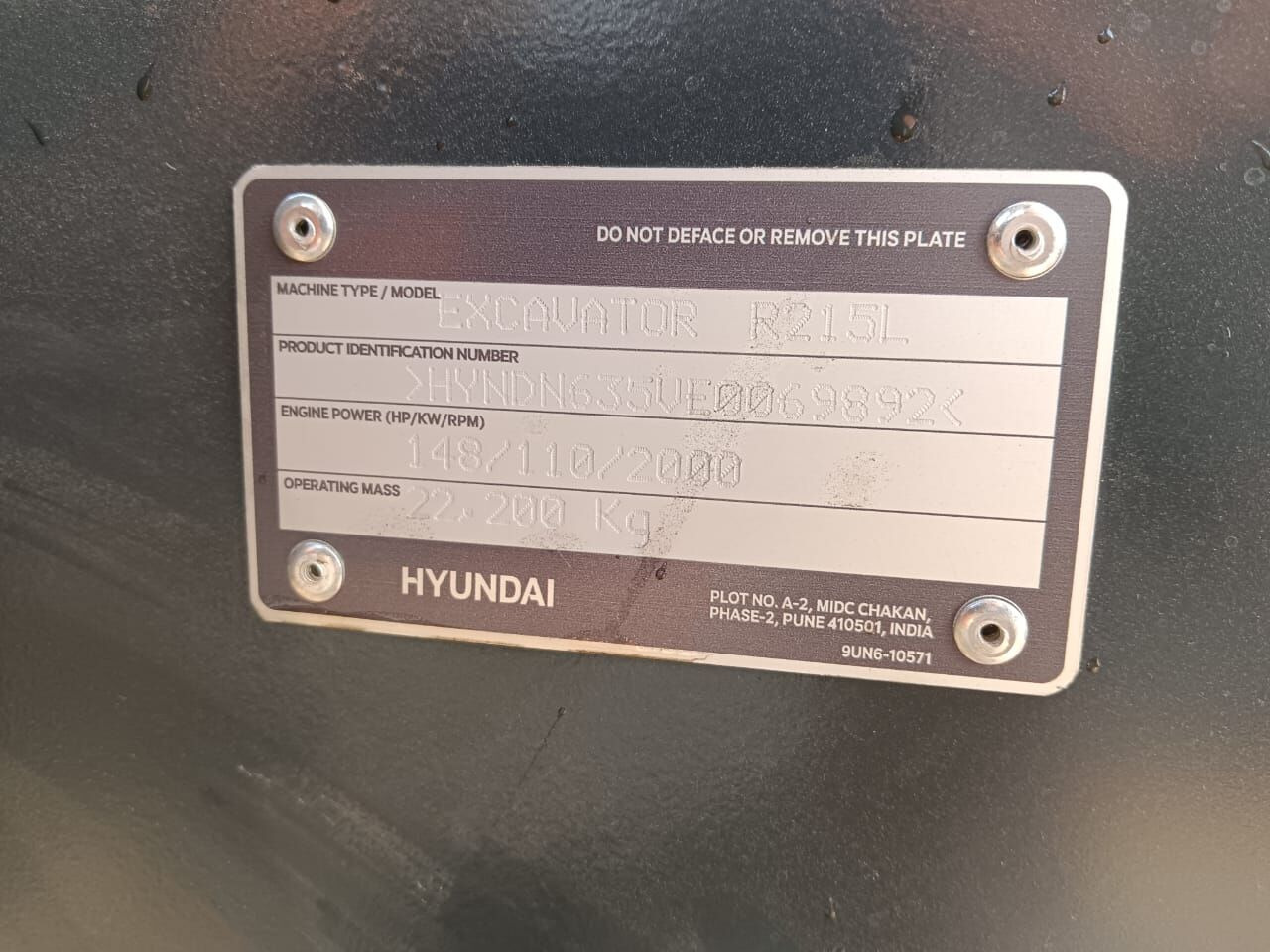 New Hyundai R215L tracked excavator - Pásové rýpadlo: obrázek 3 New Hyundai R215L tracked excavator - Pásové rýpadlo: obrázek 3