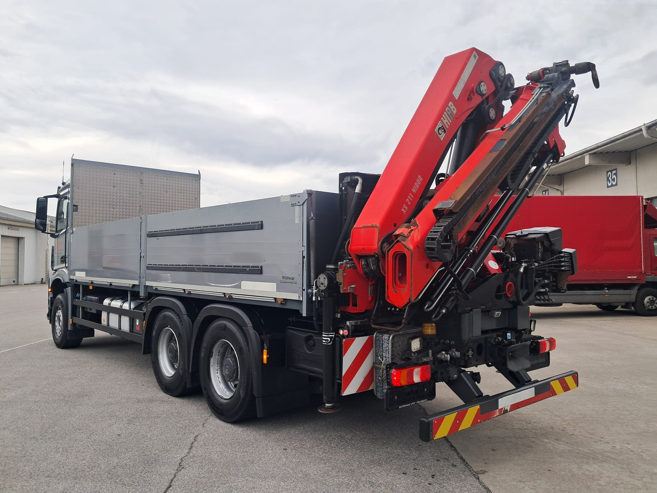 MERCEDES-BENZ AROCS 28.51 | 6x4| Retarder |Kran |Klima | Euro 6 - Nákladní automobil valníkový/ Plošinový, Auto s hydraulickou rukou: obrázek 5 MERCEDES-BENZ AROCS 28.51 | 6x4| Retarder |Kran |Klima | Euro 6 - Nákladní automobil valníkový/ Plošinový, Auto s hydraulickou rukou: obrázek 5
