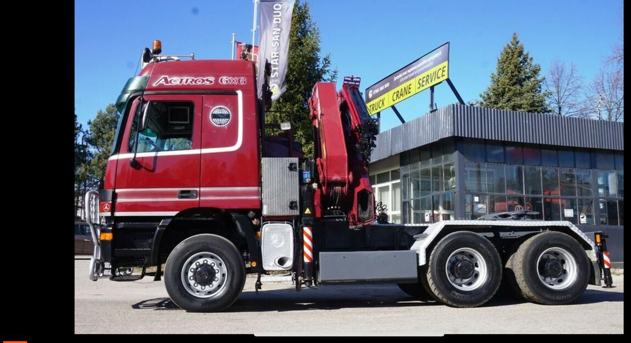Mercedes-Benz ACTROS 3348 Kran HMF3720K4 Fly-Jip Fun k Klima - Auto s hydraulickou rukou: obrázek 3 Mercedes-Benz ACTROS 3348 Kran HMF3720K4 Fly-Jip Fun k Klima - Auto s hydraulickou rukou: obrázek 3
