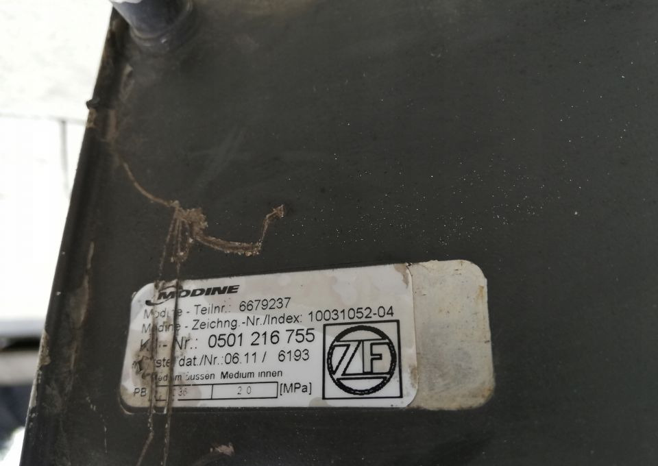 CHŁODNICA OLEJU RETARDERA MAN ZF 6679237 - Chladící systém pro Nákladní auto: obrázek 3 CHŁODNICA OLEJU RETARDERA MAN ZF 6679237 - Chladící systém pro Nákladní auto: obrázek 3