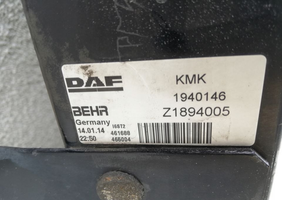 CHŁODNICA WODY DAF XF 106 EURO 6 Szczelna 1940146 - Chladič: obrázek 3 CHŁODNICA WODY DAF XF 106 EURO 6 Szczelna 1940146 - Chladič: obrázek 3