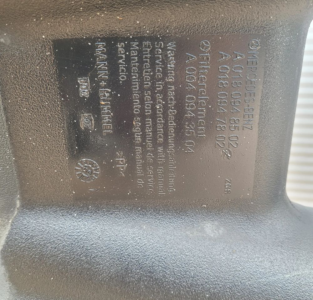 OBUDOWA FILTRA POWIETRZA MERCEDES ACTROS A0180948502 CHWALIM116 - Vzdušný filtr pro Nákladní auto: obrázek 3 OBUDOWA FILTRA POWIETRZA MERCEDES ACTROS A0180948502 CHWALIM116 - Vzdušný filtr pro Nákladní auto: obrázek 3