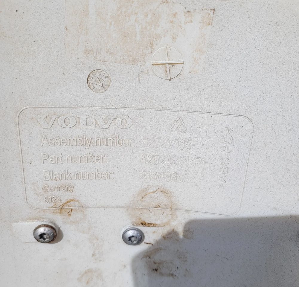 POLIK OWIEWKA VOLVO FL FE E6 ORYGINAŁ RH 82523535 CHWALIM116 - Karoserie a exteriér pro Nákladní auto: obrázek 4 POLIK OWIEWKA VOLVO FL FE E6 ORYGINAŁ RH 82523535 CHWALIM116 - Karoserie a exteriér pro Nákladní auto: obrázek 4