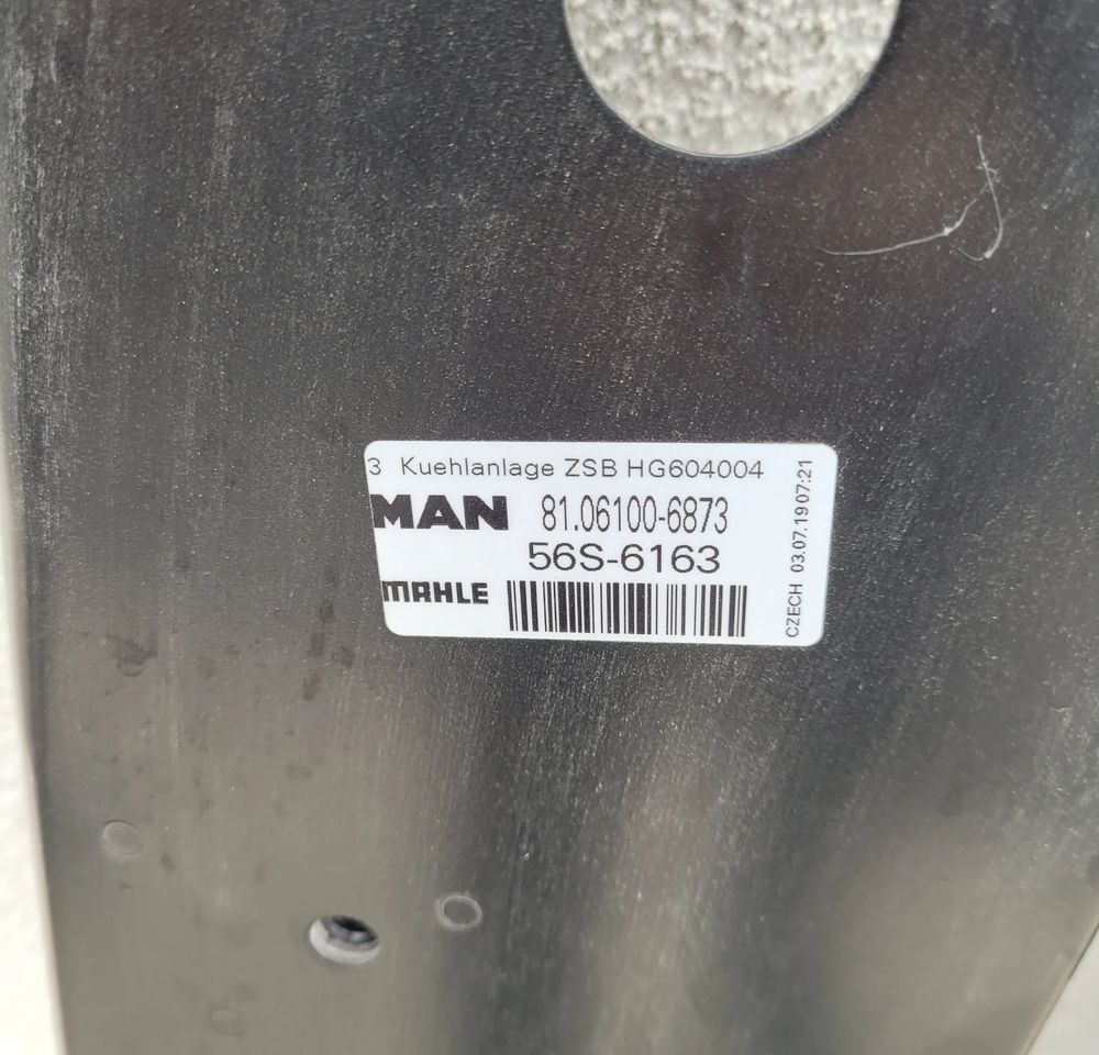 Rama MOCOWANIE CHŁODNIC MAN TGS E6. 82CM - Chladící systém pro Nákladní auto: obrázek 2 Rama MOCOWANIE CHŁODNIC MAN TGS E6. 82CM - Chladící systém pro Nákladní auto: obrázek 2
