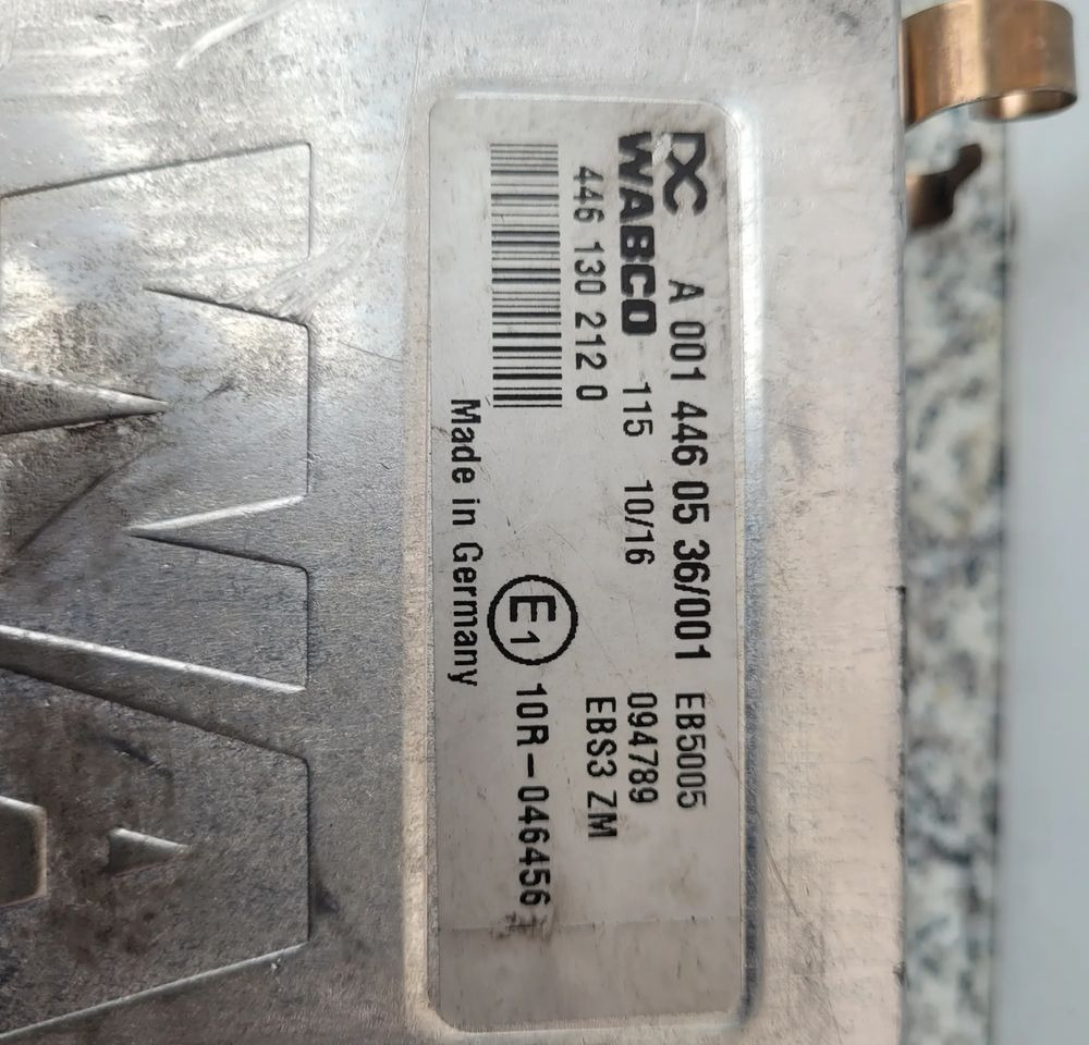 STEROWNIK WABCO MERCEDES ACTROS A0014460536/001 CHWALIM116 - Řídicí blok pro Nákladní auto: obrázek 2 STEROWNIK WABCO MERCEDES ACTROS A0014460536/001 CHWALIM116 - Řídicí blok pro Nákladní auto: obrázek 2