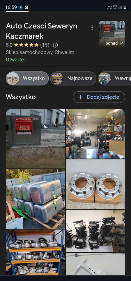 ZBIORNIK BUTLA POWIETRZA 80L SCHMITZ ALU CHWALIM116 - Brzdové díly pro Nákladní auto: obrázek 3 ZBIORNIK BUTLA POWIETRZA 80L SCHMITZ ALU CHWALIM116 - Brzdové díly pro Nákladní auto: obrázek 3