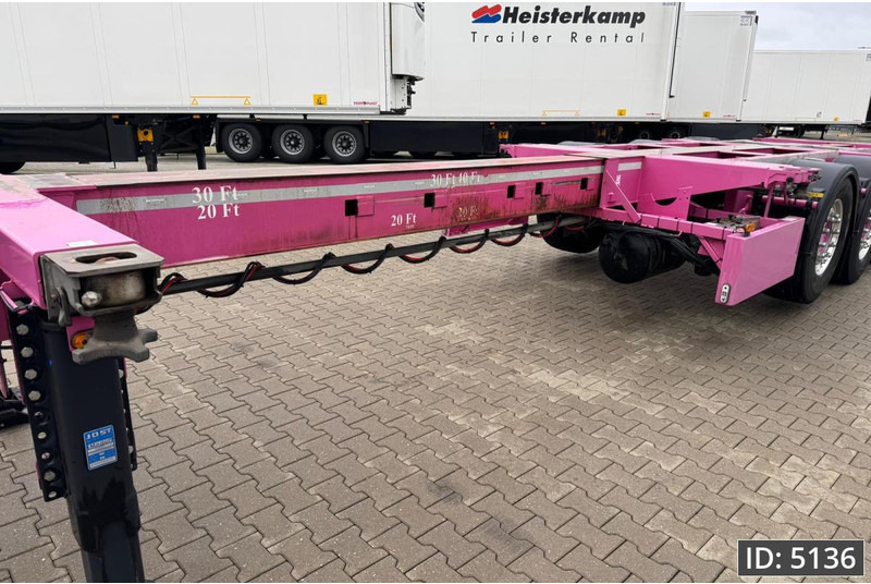 Broshuis 3UCC-39/45 Multi / 2x Extandable / 2x Lift Axle - Kontejnerovy návěs/ Výměnná nástavba: obrázek 2 Broshuis 3UCC-39/45 Multi / 2x Extandable / 2x Lift Axle - Kontejnerovy návěs/ Výměnná nástavba: obrázek 2