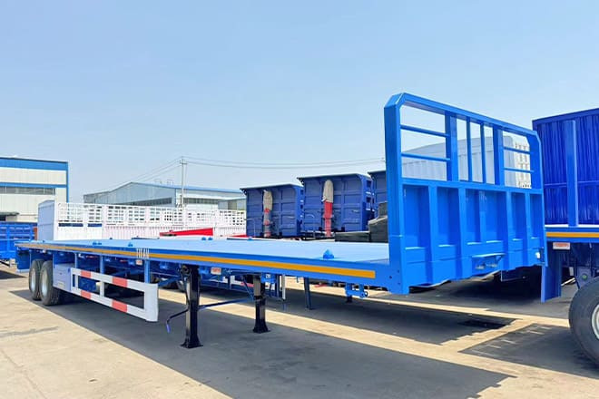 TITAN 2 Axle 45 Ft Flatbed Trailers for Sale in Algeria - Návěs valník/ Plato: obrázek 3 TITAN 2 Axle 45 Ft Flatbed Trailers for Sale in Algeria - Návěs valník/ Plato: obrázek 3